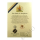 The Buffs / Royal East Kent Regiment Oath Of Allegiance Certificate